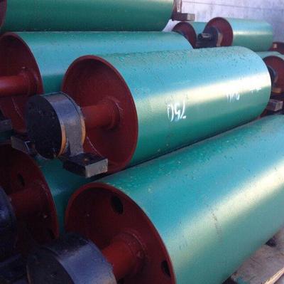 廠家直銷昌鑫噴漆碳鋼改向滾筒 無動力導(dǎo)向滾筒帶式輸送機配件圖片_高清圖_細節(jié)圖